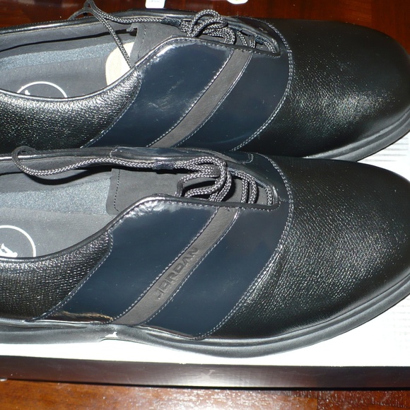 Jordan Black/Black Par 23 Golf Shoes